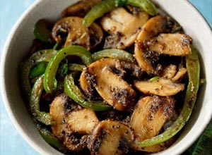 Mushroom Pepper Fry