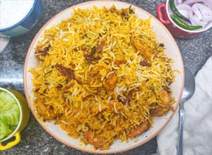 Shrimp Biryani